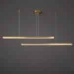 Lustre led clean barra alumínio miresa