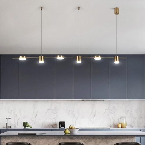 Lustre minimalista comprido spot miresa Lustre minimalista comprido spot miresa