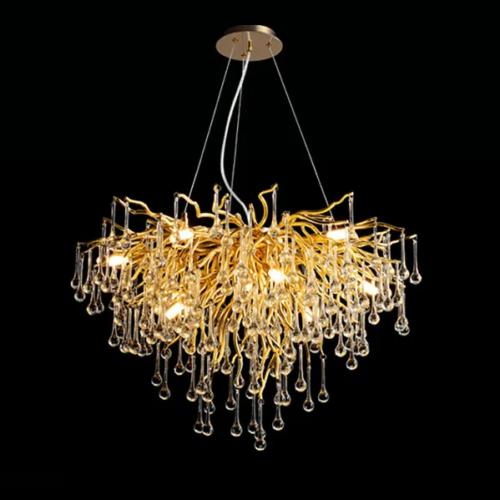 Lustre árvore gota cristal arca miresa Lustre árvore gota cristal