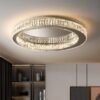 Luxo-moderno-cristal-conduziu-a-luz-de-teto-sala-estar-cozinha-ilha-l-mpada-a-o-1 Plafon led redondo cromado