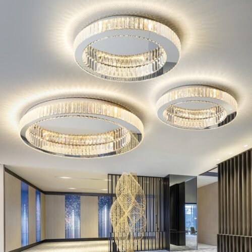 Plafon led redondo cromado miresa Plafon led redondo cromado miresa