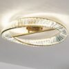 Plafon dourado anéis cristal miresa Plafon dourado anéis cristal miresa