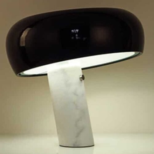Replica Abajur Snoopy Design Italiano Padrão Mármore