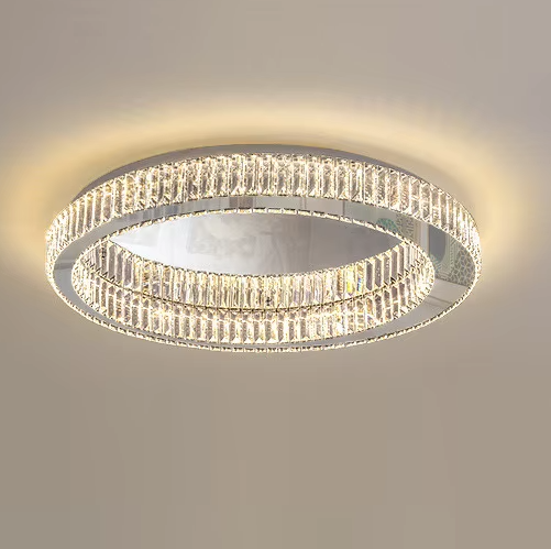 Plafon led redondo cromado miresa Plafon led redondo cromado