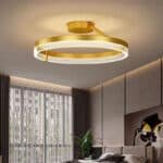 Plafon redondo argola alumínio miresa