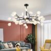 Ramo-de-rvore-de-luxo-lustre-branco-p-tala-preto-e-ouro-lustre-sala-estar-decora-1 Lustre árvore pétalas acrílico