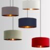 Tecido-de-linho-lustre-sala-jantar-quarto-balc-o-barra-sala-estar-nica-cabe-miresa Pendente redondo minimalista linho miresa