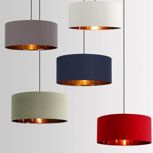 Tecido-de-linho-lustre-sala-jantar-quarto-balc-o-barra-sala-estar-nica-cabe-miresa Pendente redondo minimalista linho miresa