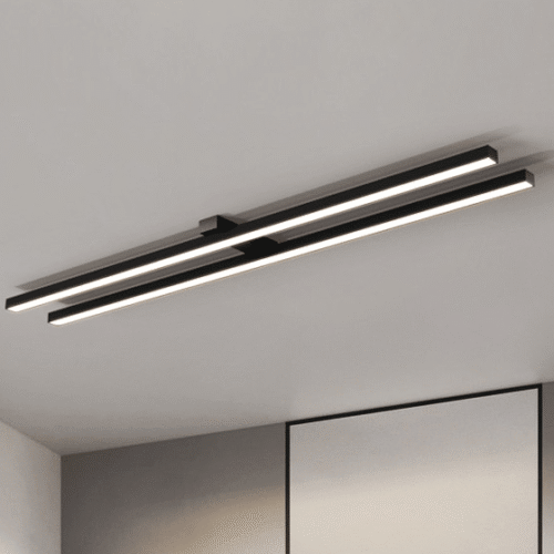 Luminária sobrepor, plafon barra de alumínio minimalista e luz de led miresa Luminária sobrepor, plafon barra de alumínio minimalista e luz de led miresa