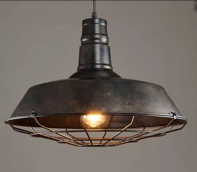 Pendente Industrial Gaiola Aramado Miresa Oficial