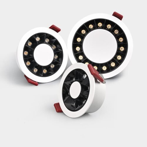 Ajust-vel-anti-brilho-cob-spotlight-incorporado-l-mpada-de-arruela-de-parede-7w10w15w-AC85-265V Spot redondo embutir foco ajustável anti-brilho