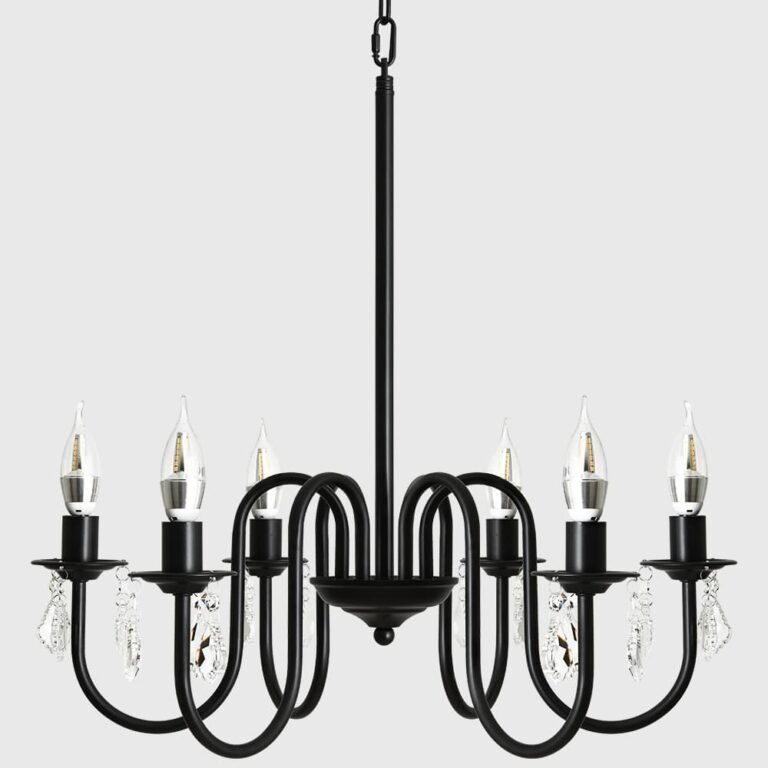 Lustre ferro forjado 6 Braços Miresa