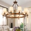 Lustre vintage campestre cúpula