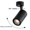 Holofote-montado-em-led-7w-12w-20w-30w-voltagem-110v-220v-230v-240v-luz-de-pista-1 Spot ajustável alumínio e de led