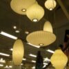 Japanese-pendant-light-white-design-minimalist-lamp-Silk-Cloth-Light-Clothing-nelson-lamp-Shop-Cloth-loft-1 Pendente tecido design Japonês