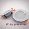 L-mpada-regul-vel-de-led-lumin-ria-regul-vel-com-tr-s-tons-110-220v Spot de led redondo embutir