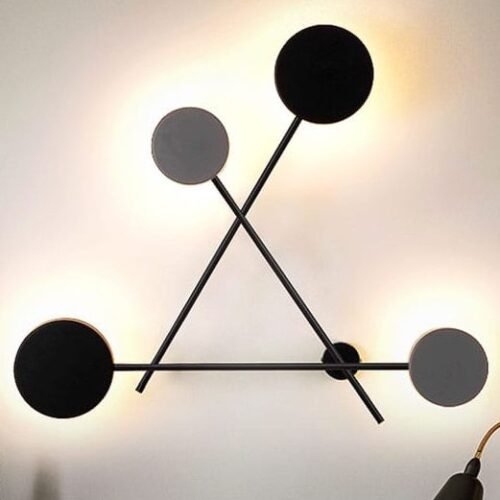 LED-Wall-Lamp-Living-Room-Decoration-minimal-lamp-Interior-Wall-Light-Fixture-Bedroom-wall-decoration-Indoor Arandela contemporânea alumínio luz indireta