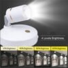 Led-sem-fio-pequeno-spotlight-inteligente-controle-remoto-usb-tipo-recarreg-vel-luz-de-leitura-vinho-3 2Un Spot sem fio de led