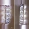 Longo-Da-Parede-L-mpada-de-Parede-L-mpadas-de-Luz-Sala-de-estar-Corredor-L Arandela retangular de cristal K9