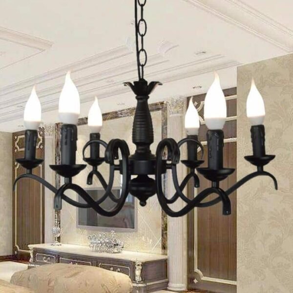 Lustre-de-ferro-lustre-preto-de-alta-qualidade-lumin-ria-led-para-sala-de-estar-tipo Miresa Lustre provençal preto fosco