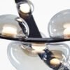 Luxury-Black-Leather-Chandelier-Creative-Belt-Modern-Lamp-Long-Glass-Lamp-Hanging-Living-Room-Kitchen-Island-1 Lustre contemporâneo minimalista despojado