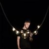 Luxury-Black-Leather-Chandelier-Creative-Belt-Modern-Lamp-Long-Glass-Lamp-Hanging-Living-Room-Kitchen-Island Miresa Lustre contemporâneo minimalista despojado
