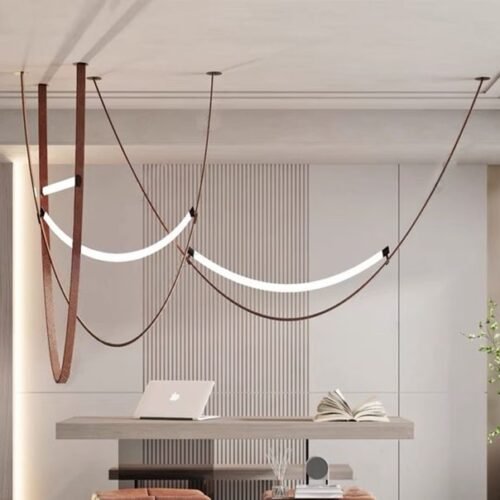 Lustre rústico minimalista despojado miresa