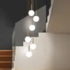 Modern-LED-Glass-Ball-Chandelier-Lights-Fixtures-for-Home-Dining-Room-Indoor-Hotel-Lobby-Decor-Stairs Lustre barcelona bola vidro
