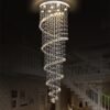 Miresa Lustre espiral cristal gota