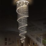 Miresa Lustre espiral cristal gota