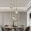 Nordic-luz-pingente-de-cristal-para-sala-estar-barra-pendurado-lustre-para-quarto-cabeceira-led-luzes Pendente diamante cristal K9