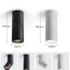 Regul-vel-girando-downlights-led-7w9w12w15w-cob-led-luzes-do-ponto-de-teto-AC110-220V-led-1 Spot cilíndrico tubo alumínio giratório
