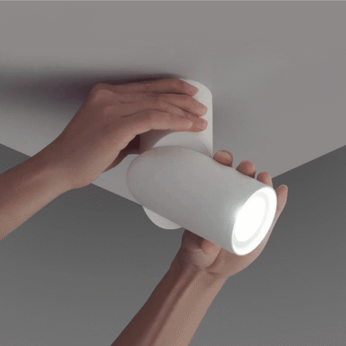 Regul-vel-girando-downlights-led-7w9w12w15w-cob-led-luzes-do-ponto-de-teto-AC110-220V-led Spot tubo cilíndrico giratório de led