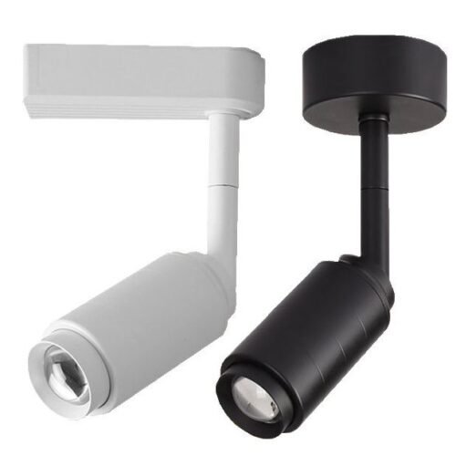 Spot-led-ajust-vel-para-reas-externas-luz-preta-ou-branca-ac110v-220v Spot led ajustável para trilhos e teto