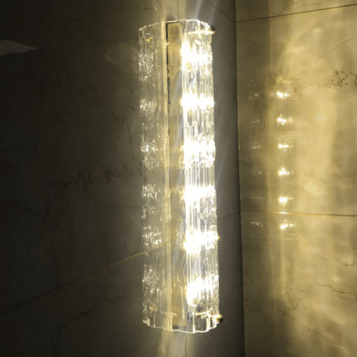 arandela-luminaria-parede-longa-retangular-vidro-cristal-lampada-de-led-micaza Arandela cilindro de vidro
