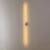 arandela minimalista linear dourada marca miresa Arandela linha geométrica linear