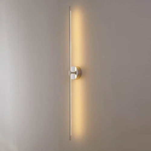arandela minimalista linear dourada marca miresa Arandela linha geométrica linear