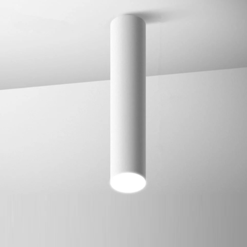 pendente tubular aluminio branco marca miresa Spot tubo cilindro holofote de led