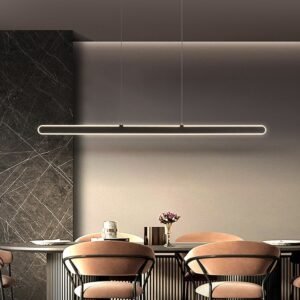 Pendente retangular longo led miresa