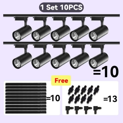 Conjunto-de-led-faixa-luz-lumin-ria-cob-faixa-ilumina-o-trilho-da-l-mpada-de Conjunto de trilhos e spot de led 1Un
