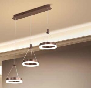 Lustre led moderno anel miresa