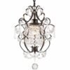 Pendente clássico vintage cristal para cabeceira cama quarto casal e bancadas de cozinhas Pendente clássico vintage cristal miresa