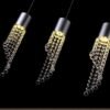 Pendente cromado cristal