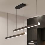 Pendente retangular longa minimalista miresa