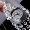 Pendente cromado cristal