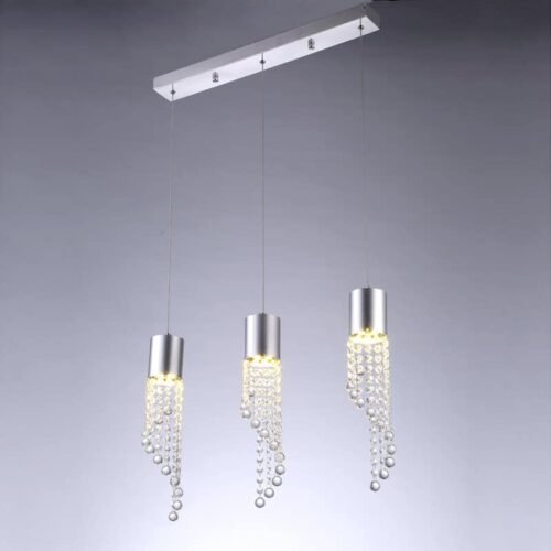 Pendente cromado cristal Pendente cromado cristal miresa