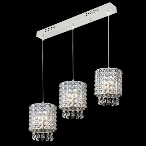 miresa-Luminaria-pendente-de-cristal-moderno-suspens-o-jantar-sala-de-estar-cozinha-decora-o-ilumina Pendente cristal k9 cromado miresa