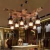 Lumin-ria-pendente-de-madeira-retr-8-l-mpadas-de-suspens-o-vintage-para-loja-de-1 Lustre madeira retrô rústico | Entrega em Todo Brasil