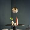 Lustre-de-cabe-a-nica-minimalista-e-moderno-ilumina-o-de-cobre-casa-restaurante-bar-quarto-2 Pendente esfera 1/2 cobre