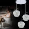 Material-cromado-moderno-lustre-apple-l-mpada-de-cristal-e27-forma-l-mpada-do-teto-pingente-2 Pendente apple maçã cristal